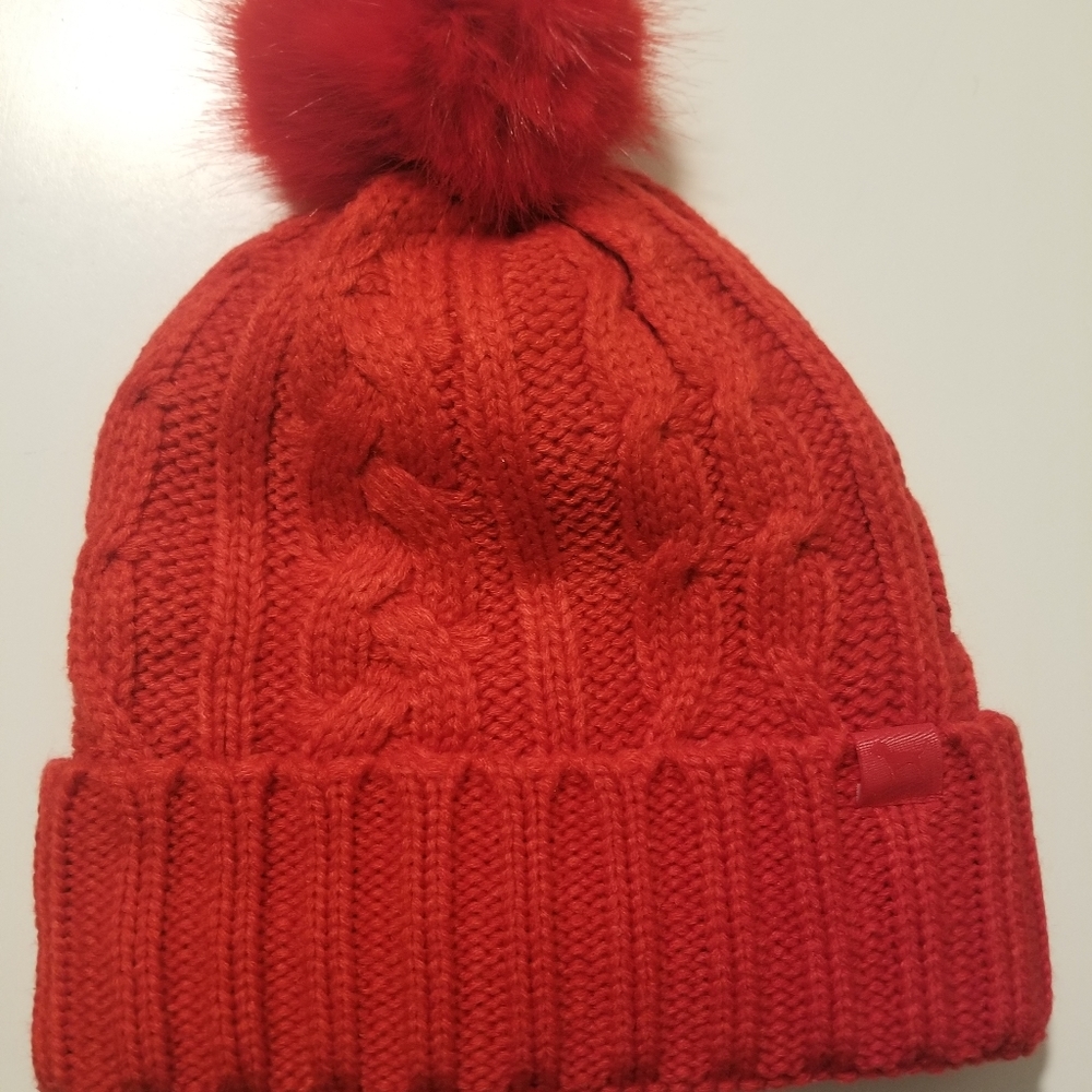 New Pink Victoria's Secret Red hat and Mitten set - Picture 1 of 5